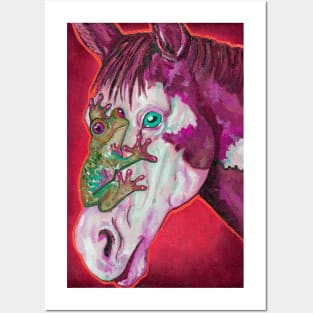 Psychedelic horse Posters and Art